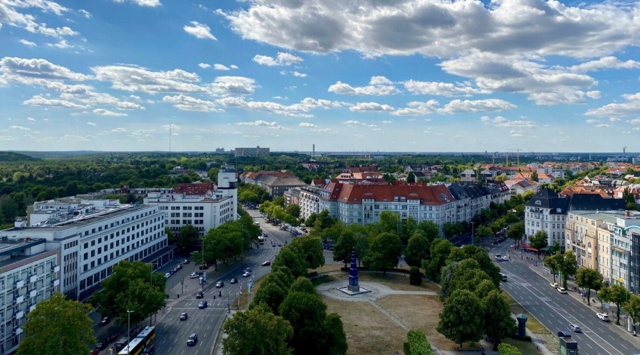 Der Theodor-Heuss-Platz von oben. Bild: BACW/Farchmin