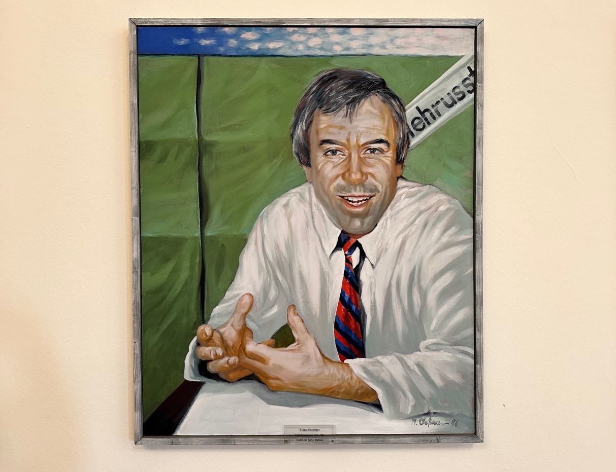 Portrait Eckard Lindemann - Brgermeistergalerie im Rathaus Charlottenburg Bild: Ren Powilleit